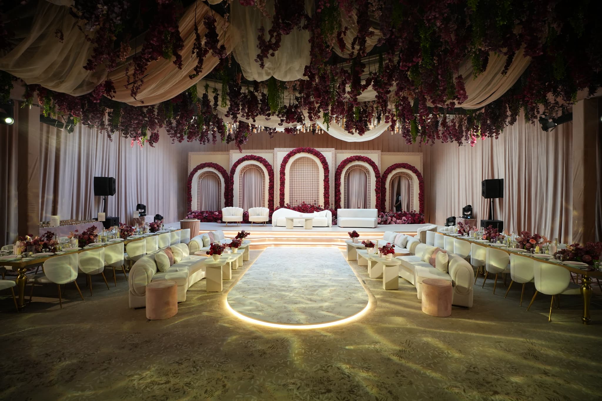 Guests celebrating on the dance floor